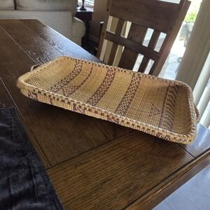 Beautiful Handwoven "Platter" Basket